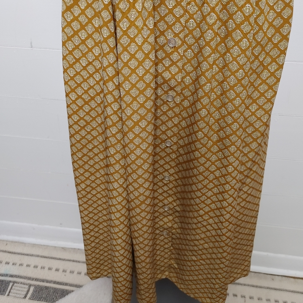 Vintage 60's button down dress size M - Picture 6 of 12